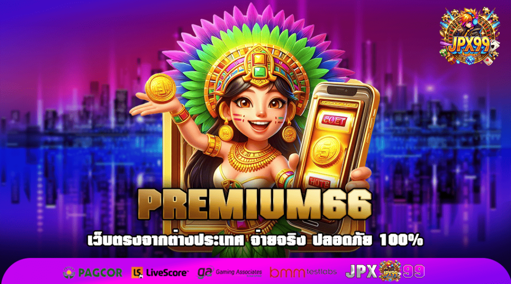 PREMIUM66 ทางเข้าสล็อตทำเงินของแท้ ไม่ต้องลุ้น ถอนได้ทันที